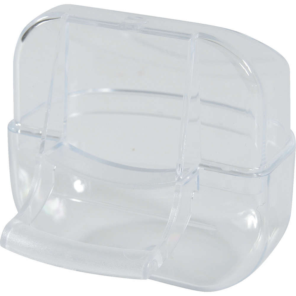 Mangeoire perchoir pour oiseau : transparent