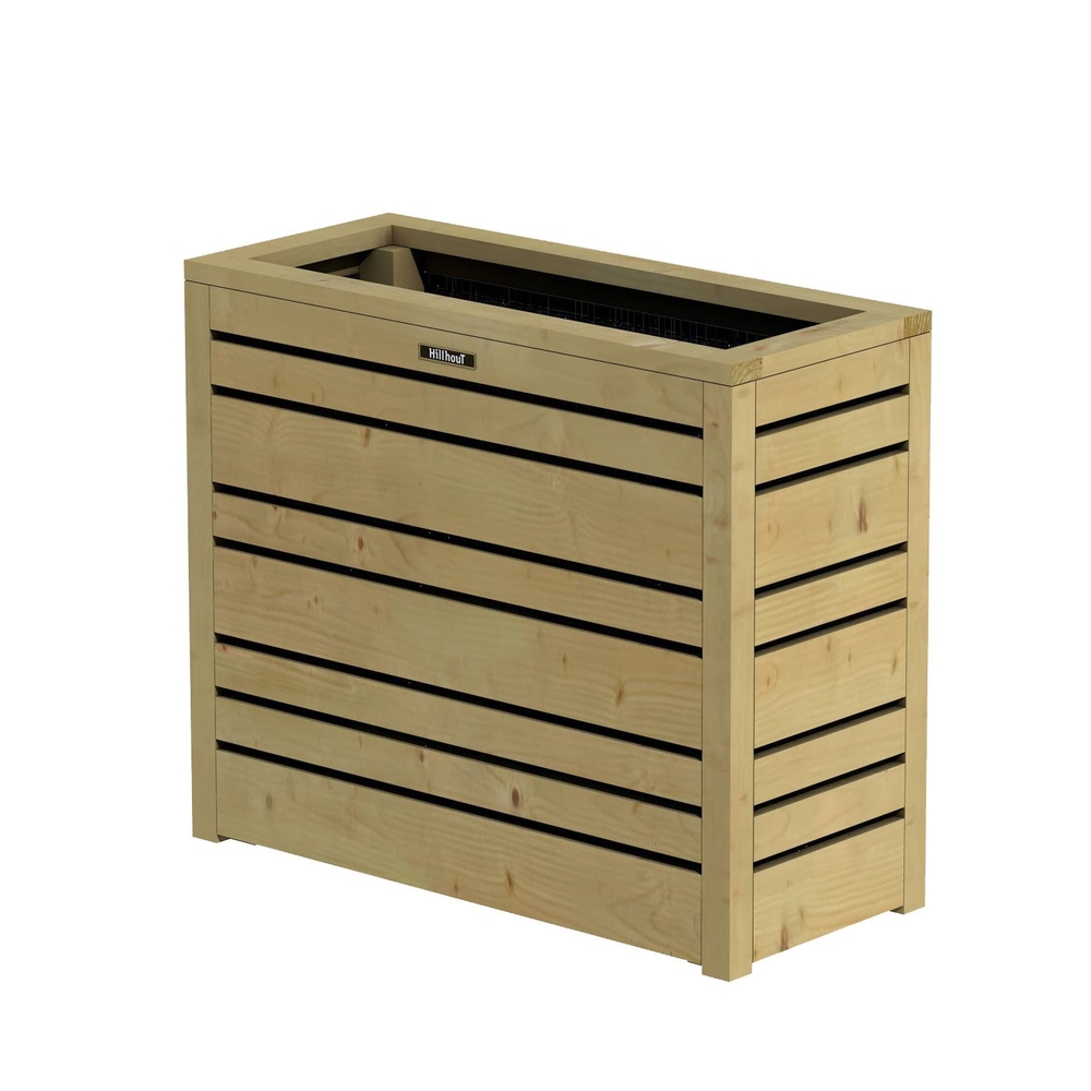 Bac Flux, en épicéa L. 70 x l. 30 x H. 60 cm