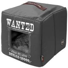Panier pour chats 'Wanted' Gris - 40x40x40 cm