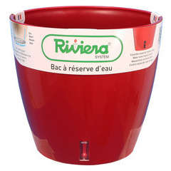 Pot Eva New en polypropylène, rouge Ø 35 cm
