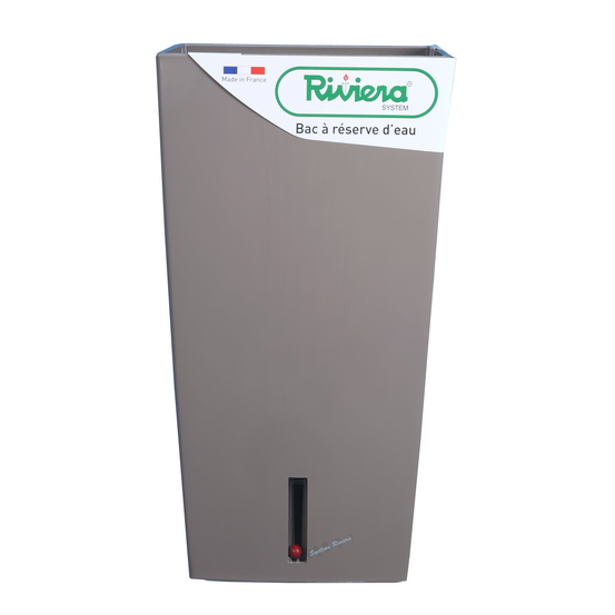 Pot carré haut Eva New en polypropylène, taupe L. 28 x H. 52 cm