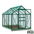 Serre de jardin en verre securit, 'Own Grow Ivy', vert - 5 m²