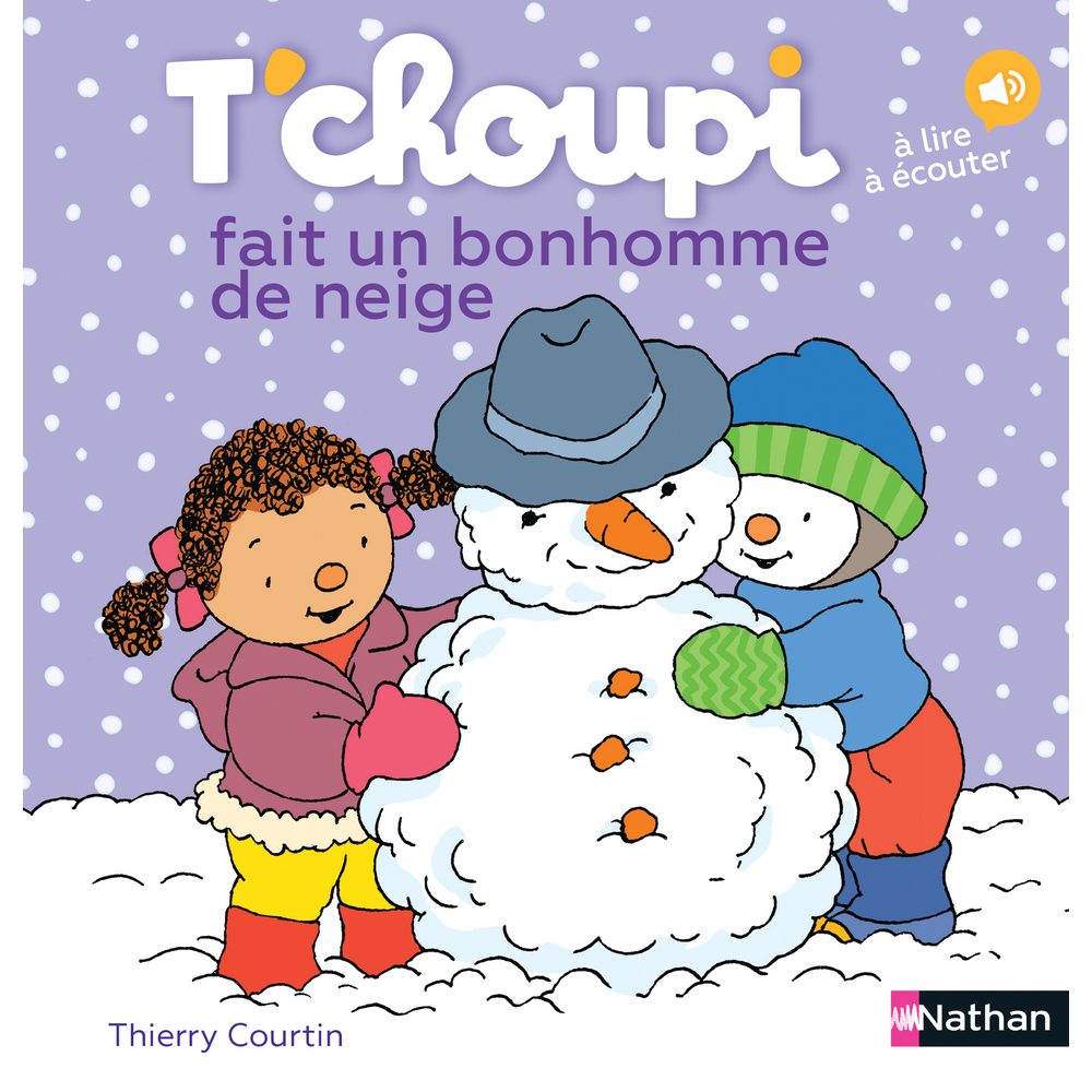 Livre : T'choupi fait un bonhomme de neige