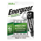 Piles Rechargeables Energizer Power Plus AAA 700MAH (x4)