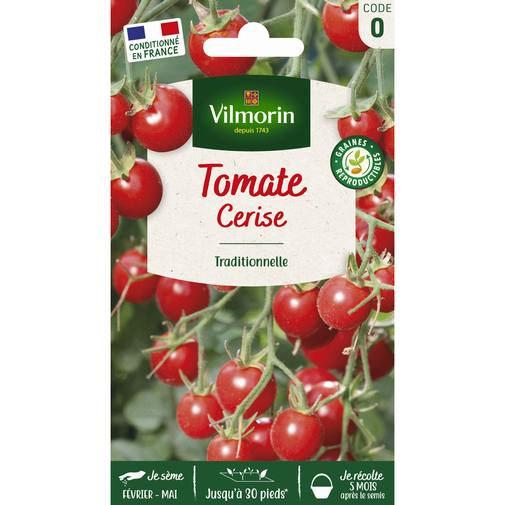 Graines de tomate cerise en sachet