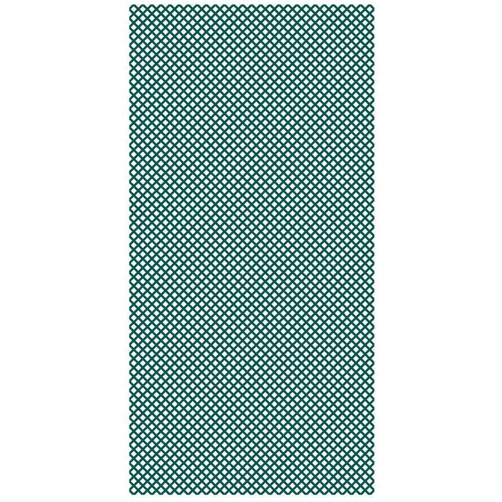 Treillis fixe (18mm) en PVC, vert - l.200 x H.100 cm