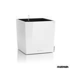 Pot Cube Premium en polypropylène, blanc L. 30 x l. 30 x H. 30 cm