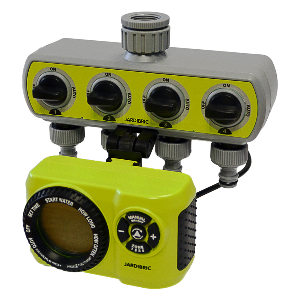 Programmateur nez de robinet : 4 voies