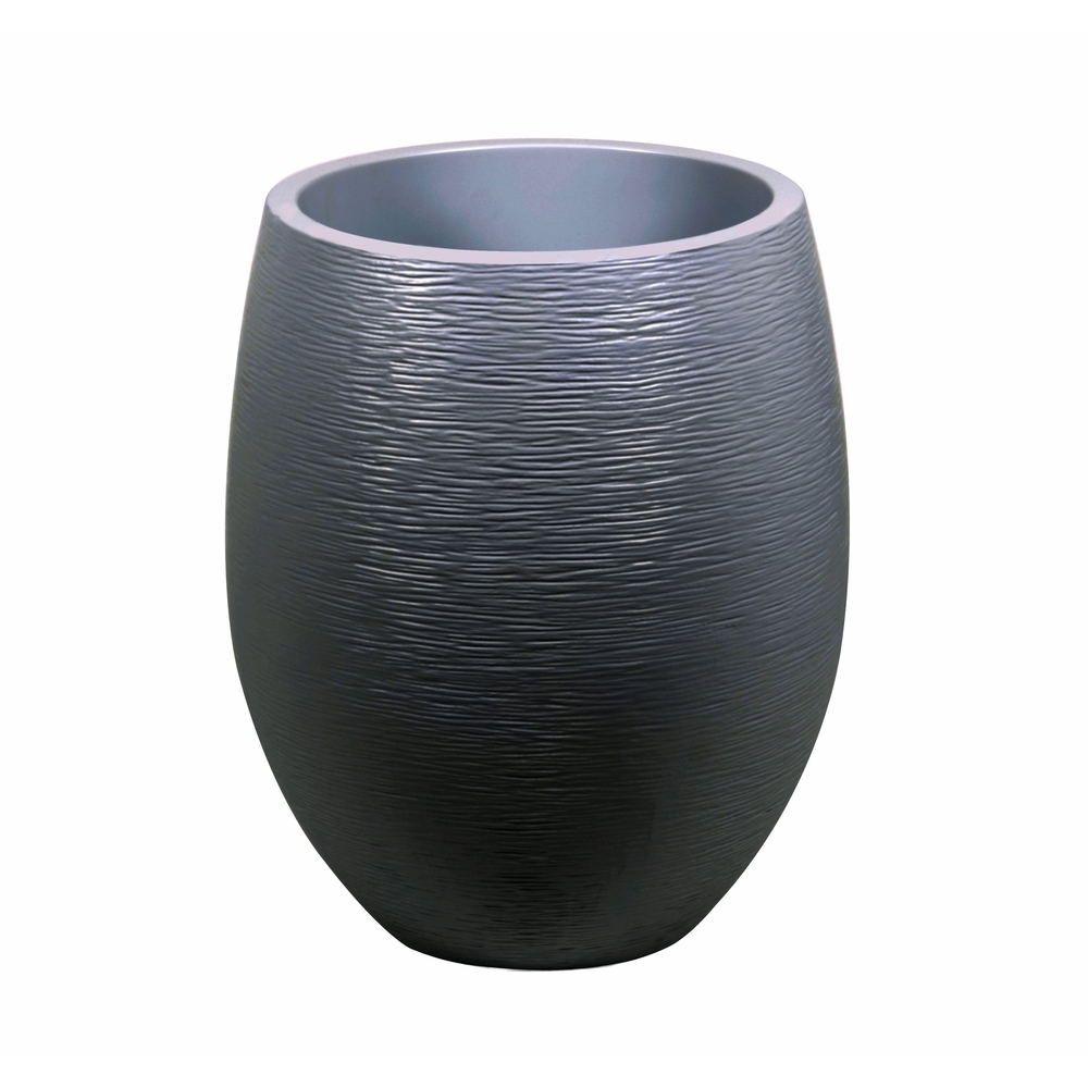 Pot Egg Graphit, anthracite Ø 50 x H. 60 cm