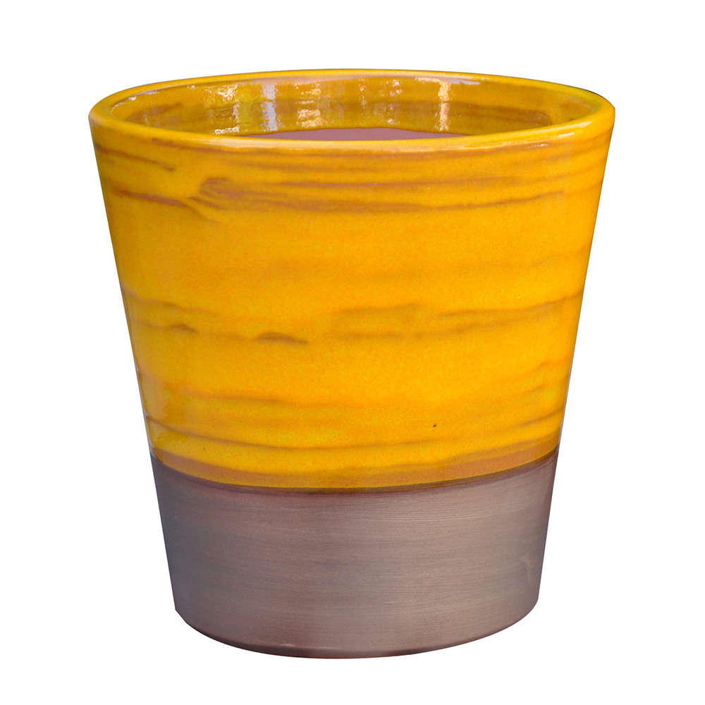 Pot Odyssée, coloris Ibiza Sunshine Ø 23 x H. 21 cm