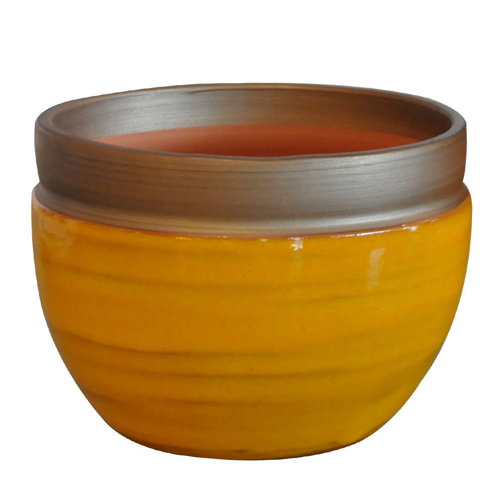 Pot Austral, coloris Ibiza Sunshine Ø 20 x H. 16 cm