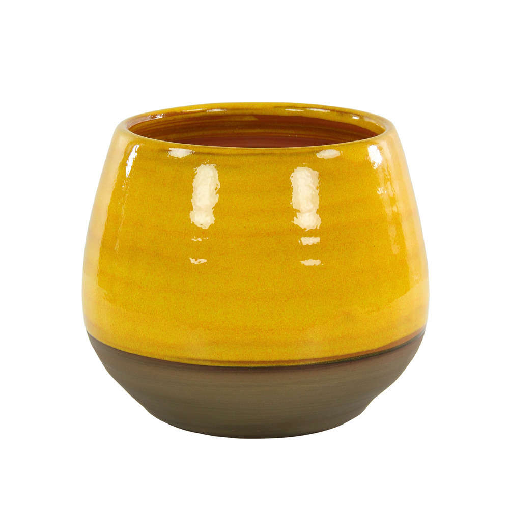 Pot Cancale, coloris Ibiza Sunshine Ø 14 x H. 14 cm