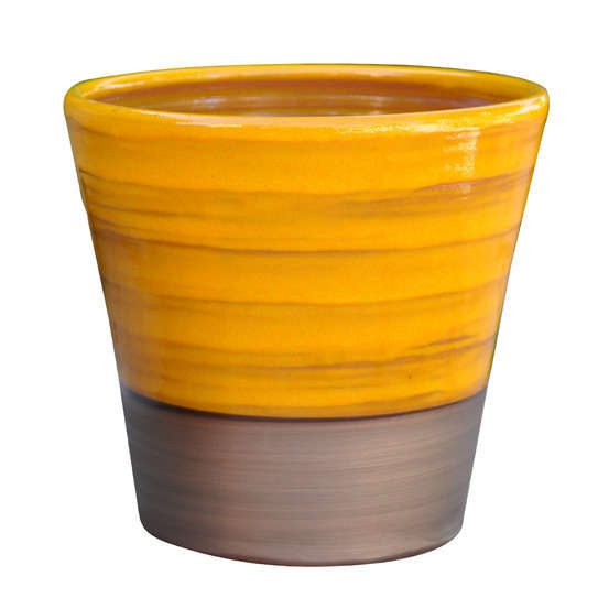 Pot Odyssée, coloris Ibiza Sunshine Ø 18 x H. 18 cm