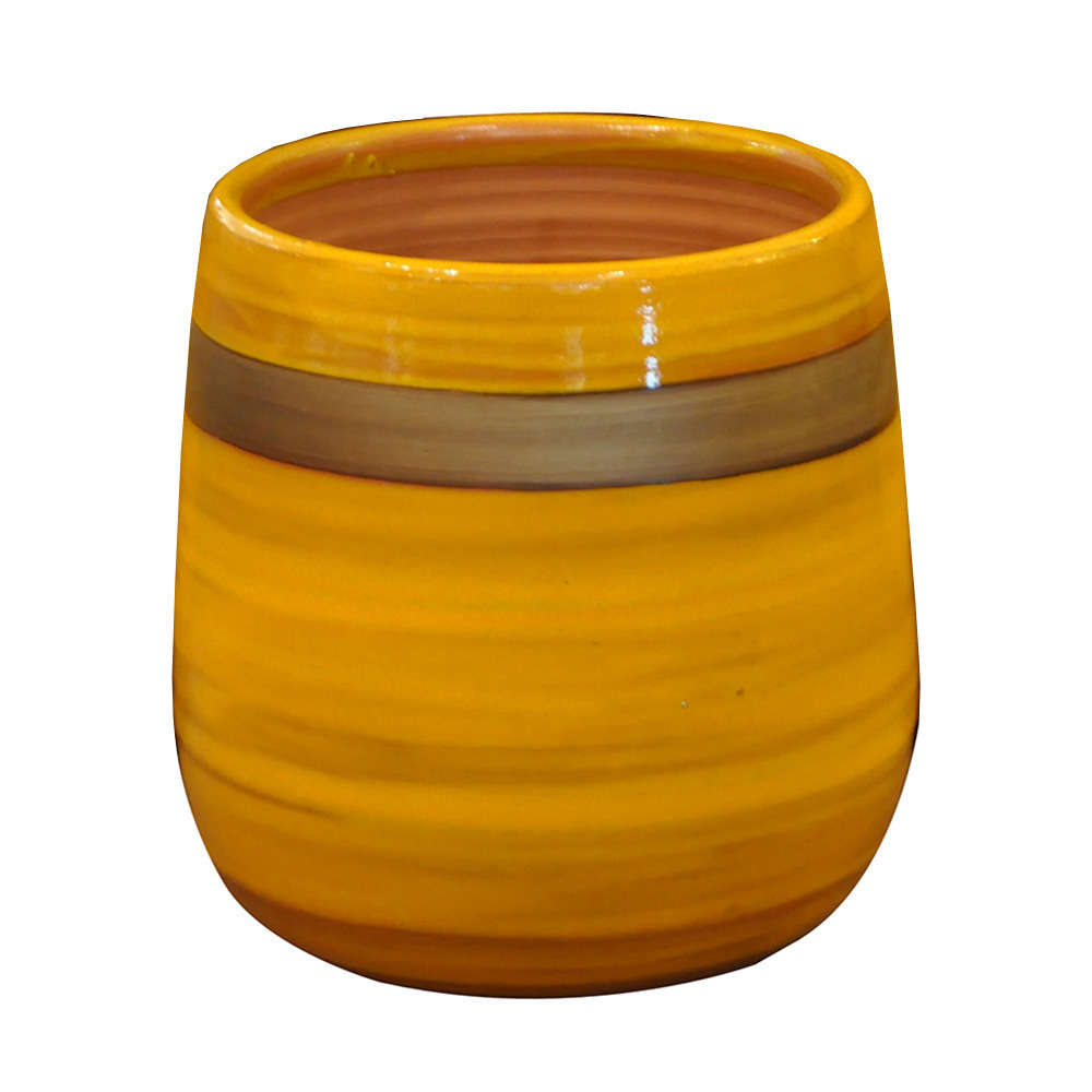 Pot Saint-Stropez, coloris Ibiza Sunshine Ø 23 x H. 26 cm