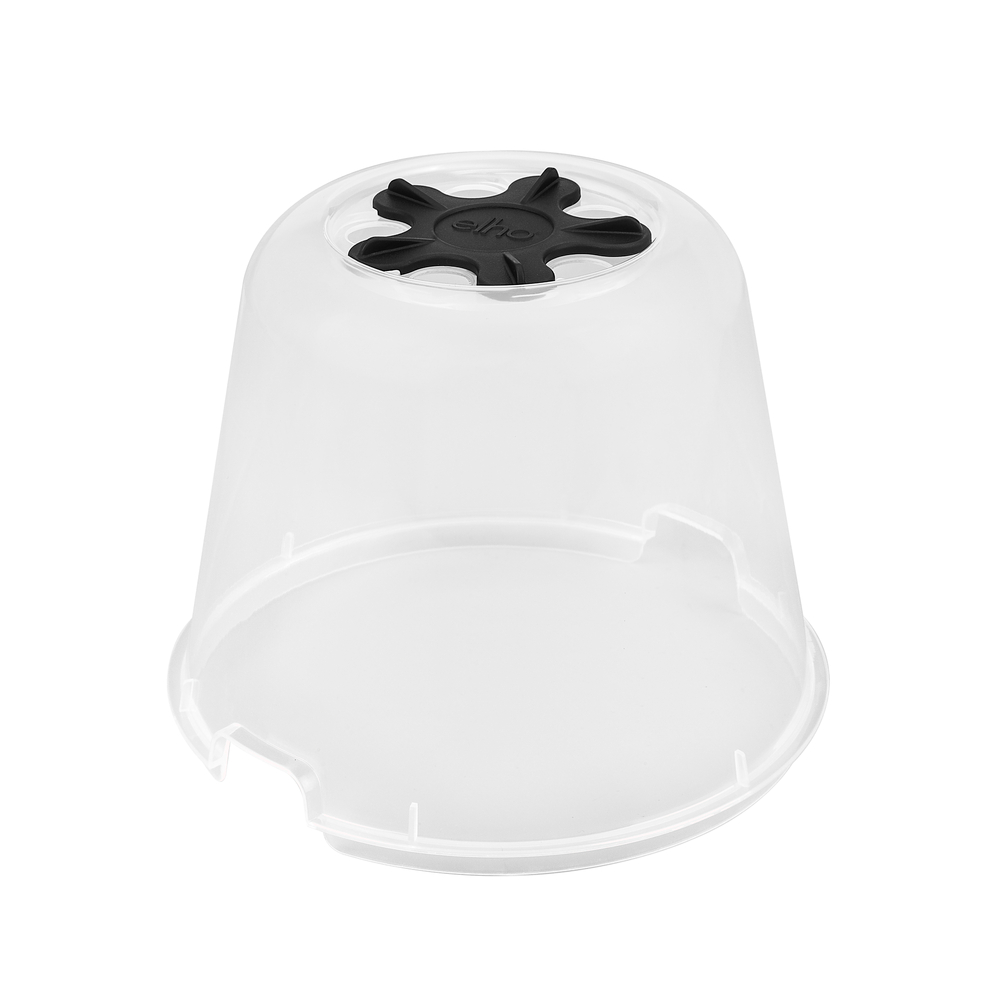 Serre de culture pour pot Provence, transparente Ø 17 x H. 13,3 cm