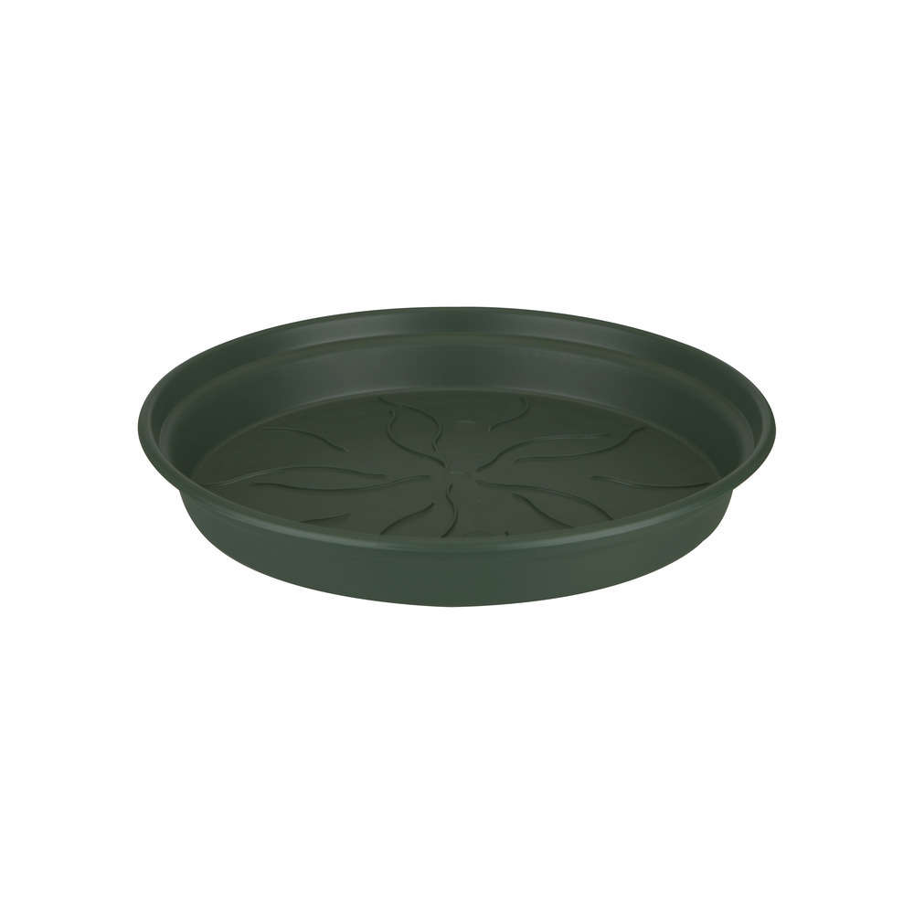 Soucoupe Green Basics ronde en plastique vert - D.34 cm