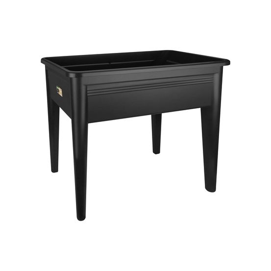 Table culture super XXL, living noir L.76,7 x 58,1 x H.73,1 cm