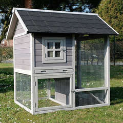 Clapier house animals pour lapin : L120xl91xh120 cm