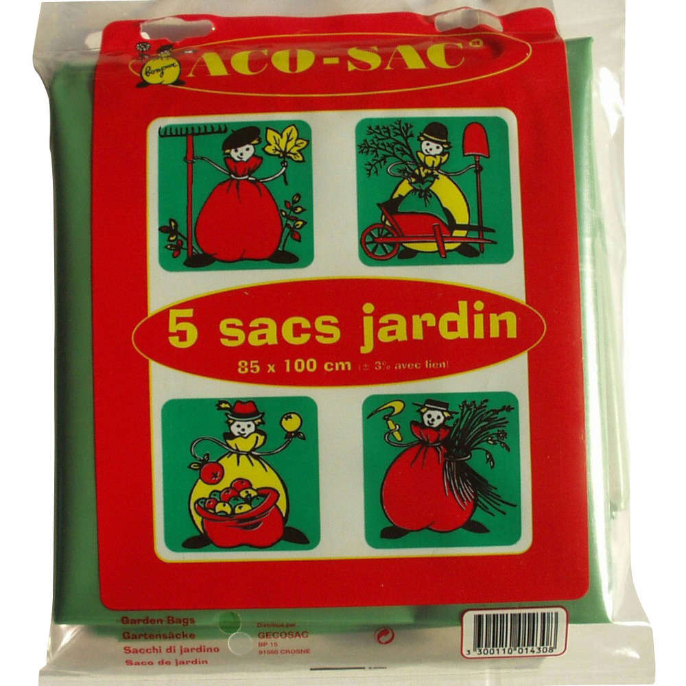 Sacs jardin 85 X 100 cm vert
