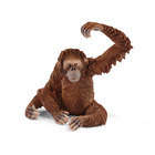 Figurine orang-outan femelle en plastique injecté - 8x5,5x6 cm
