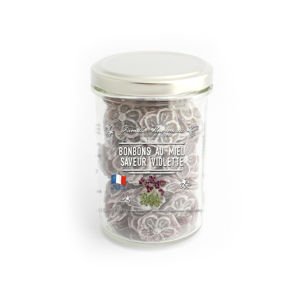 Bonbons au miel, saveur violette (130g)