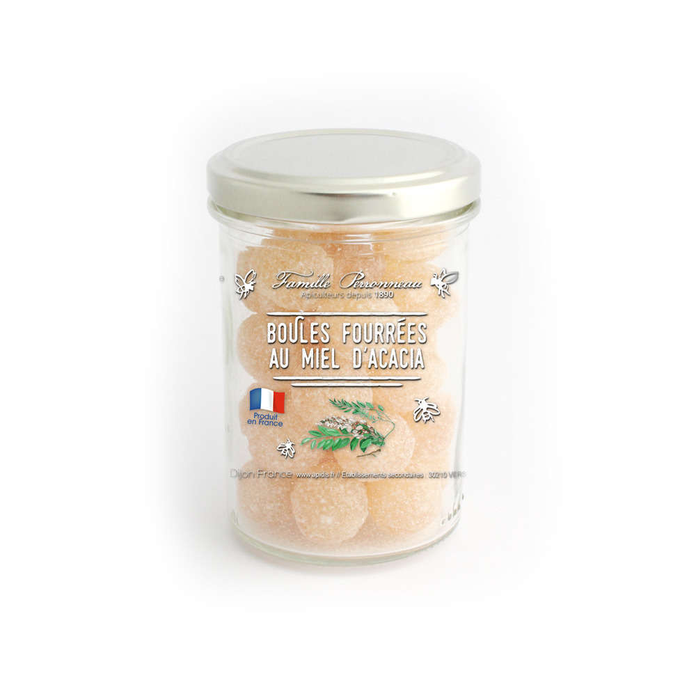 Bonbons en boules fourrées au miel d'acacia, 150g