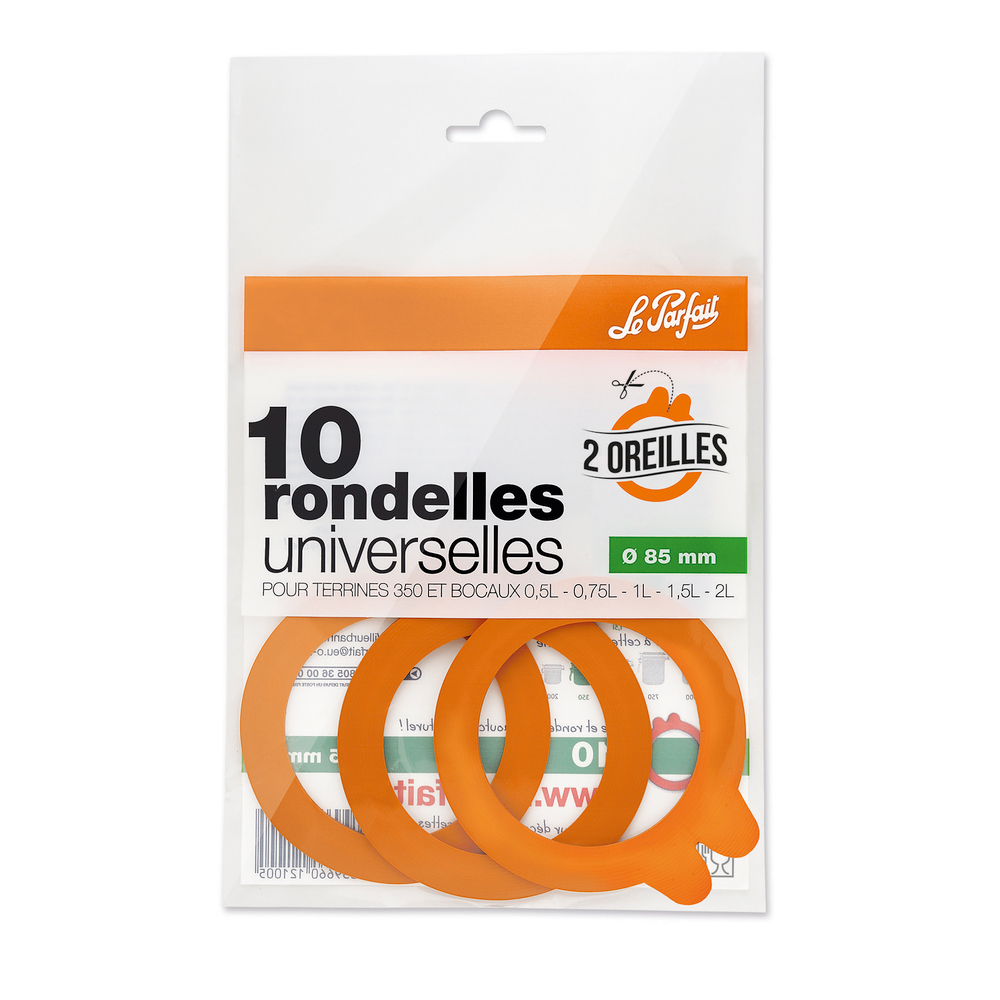 Sachet 10 rondelles 2 oreilles 85mm LP Super