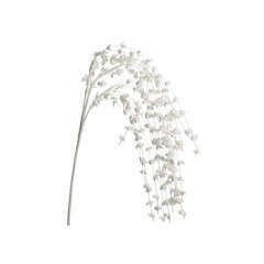 Chute de fleurs Marga, blanche H.118cm