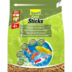 Alimentation pour poissons de bassin Tetrapond : stick 4L