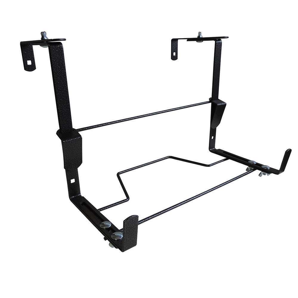 Support de jardinière (L. 35 cm) ergonomique, coloris gris martelé