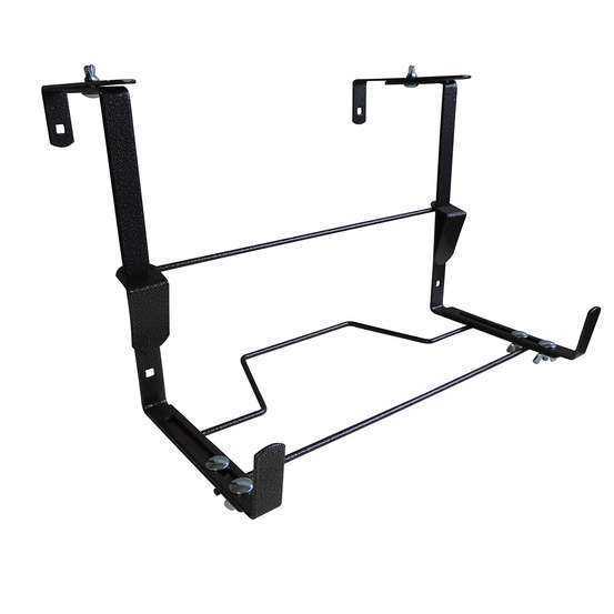 Support de jardinière (L. 35 cm) ergonomique, coloris gris martelé