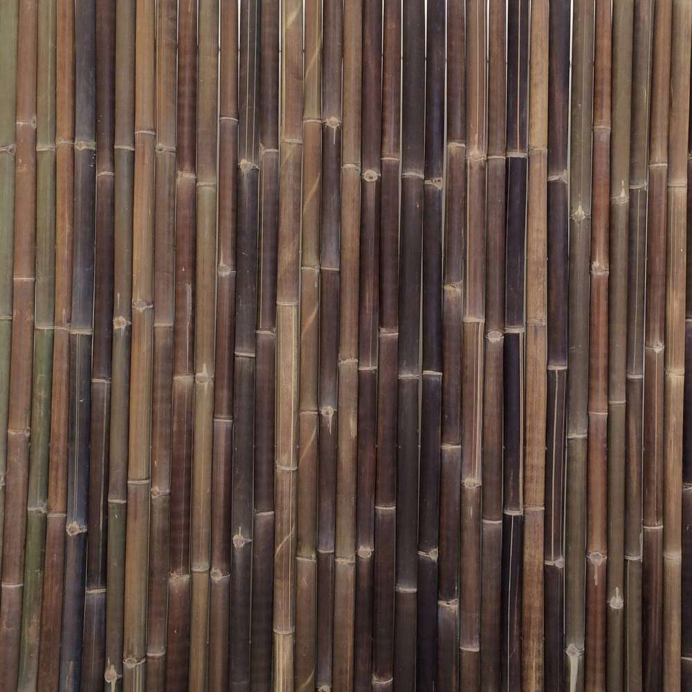 Panneau déroulable, en bambou naturel foncé - l.150 x H.180 cm