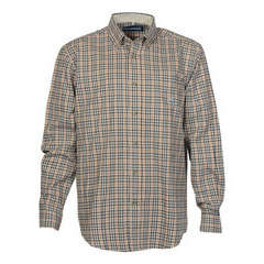 Chemise Beaugency, pour homme: Vert/ocre, taille S