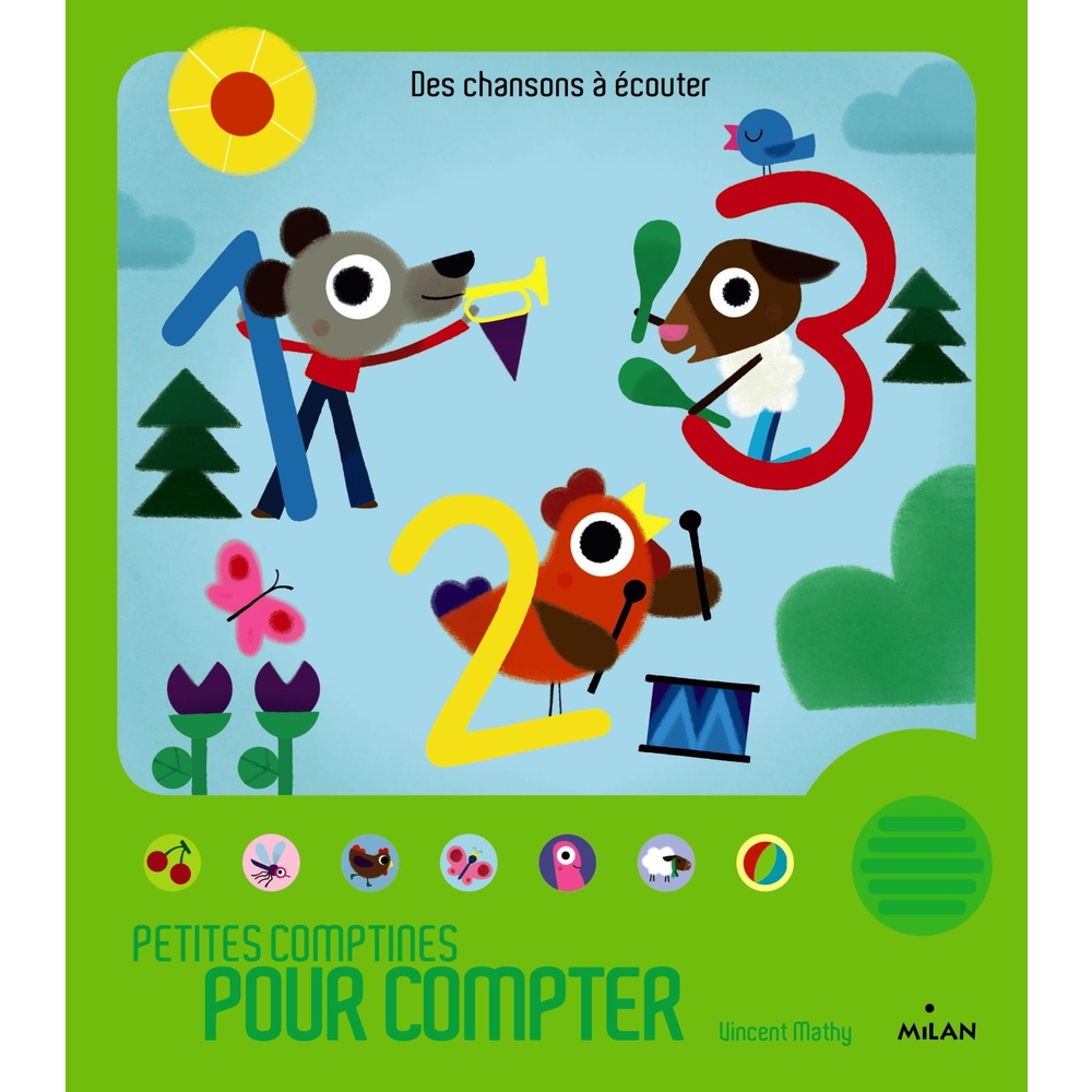 Livre Petites comptines pour compter : des chansons à écouter