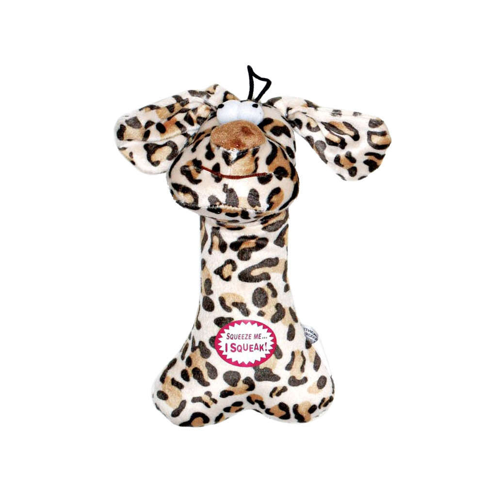 Jouet os peluche pour chien