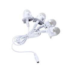 Eclairage pour village de Noël, 4 ampoules LED - 4,5V