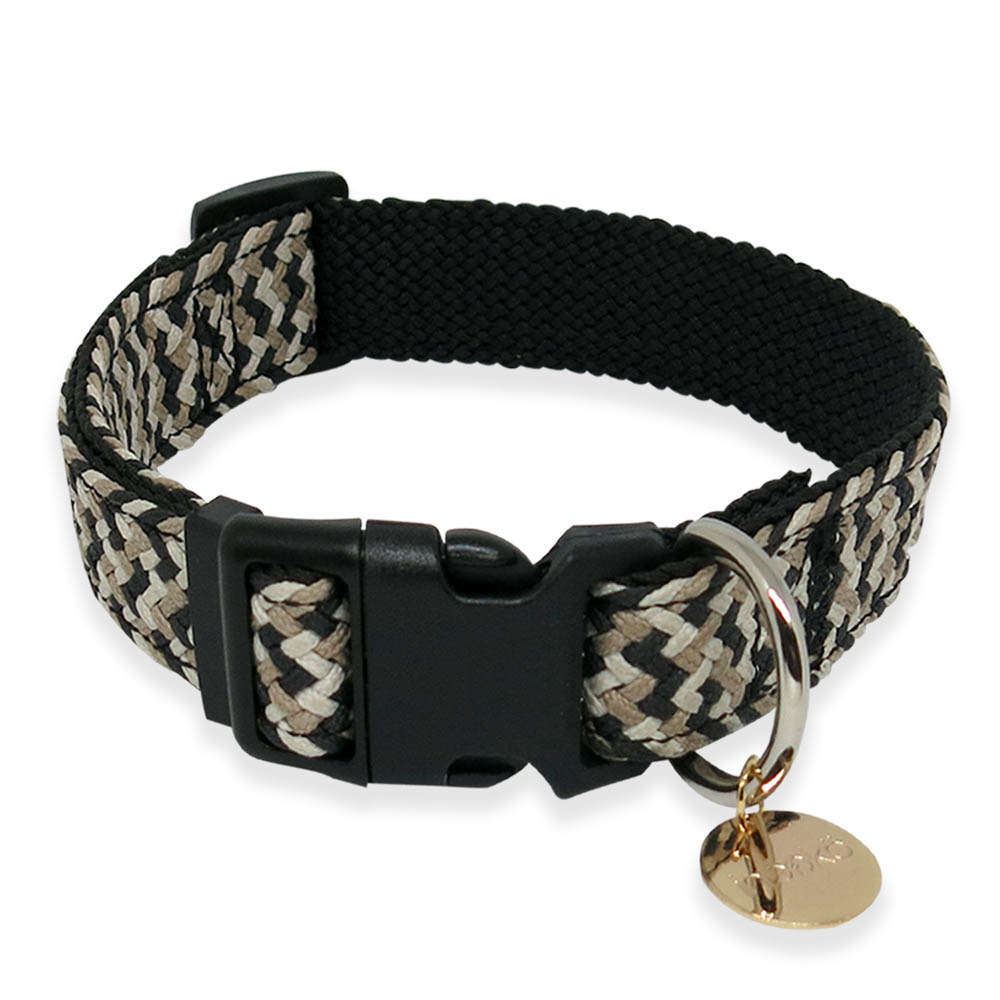 Collier original pour chien Tressé Ajustable, Taille M  Truffaut