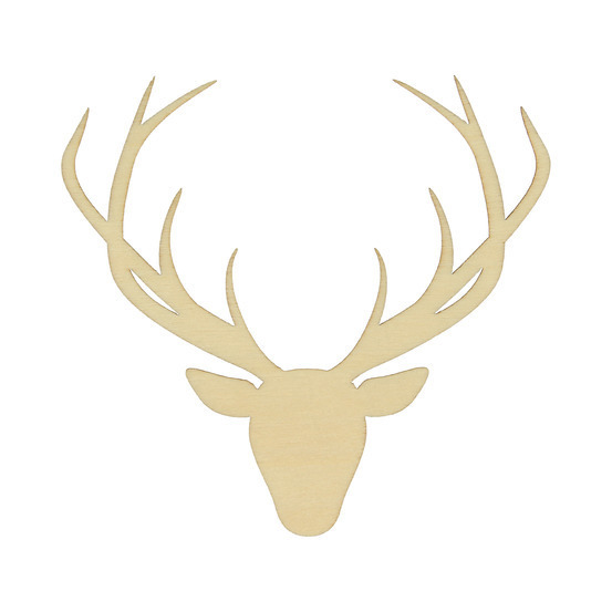 Silhouettes Face X3 En Bois Cerf 10cm Truffaut Silhouettes Face X3 En Bois Cerf 10cm Truffaut