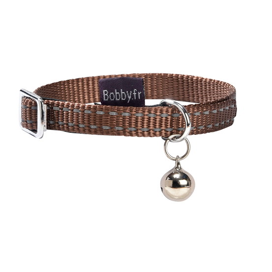Collier pour chat Safe marron T10