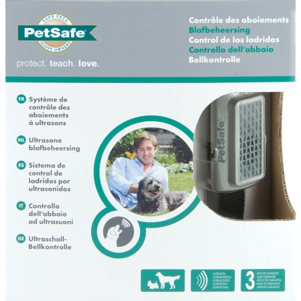 Collier anti-aboiement, à ultrasons réglables