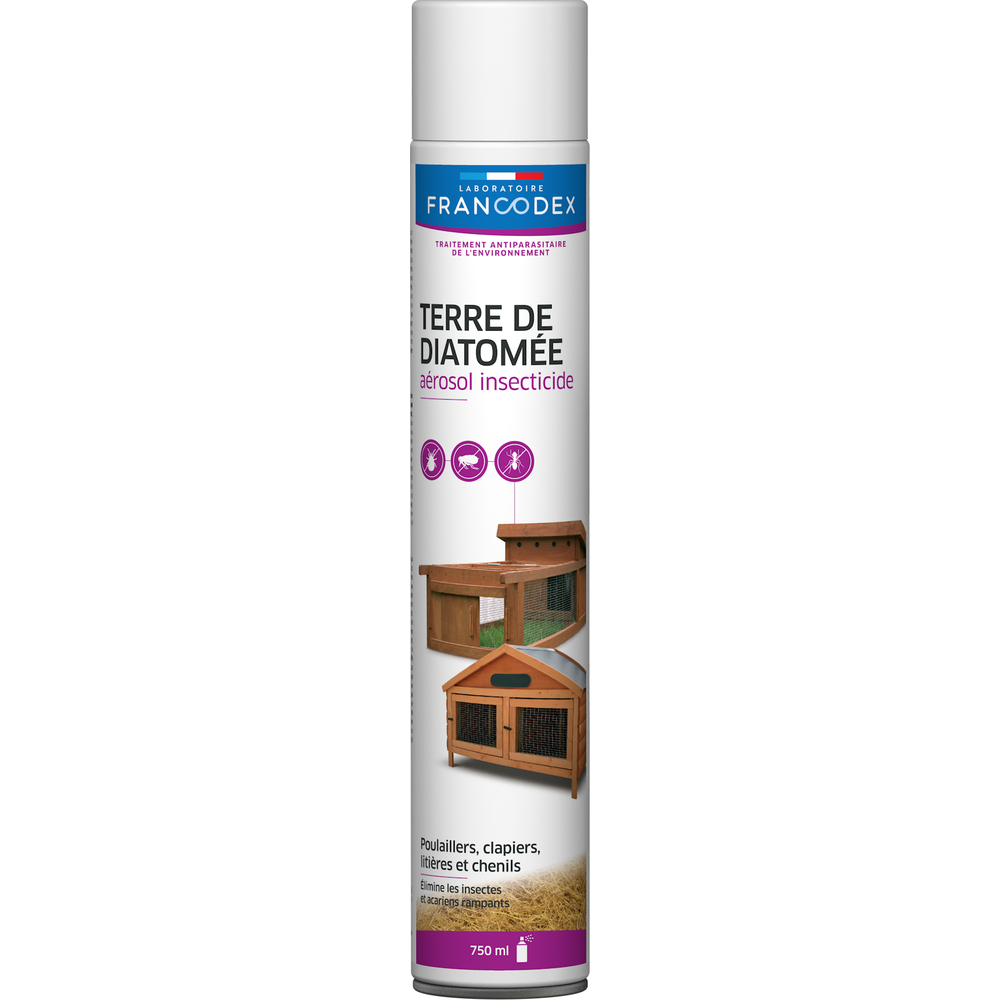 Aérosol insecticide: Terre de Diatomée, 750ml