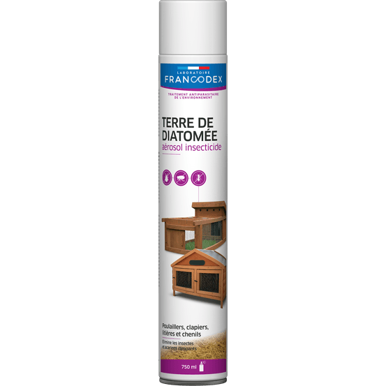 Aérosol insecticide: Terre de Diatomée, 750ml