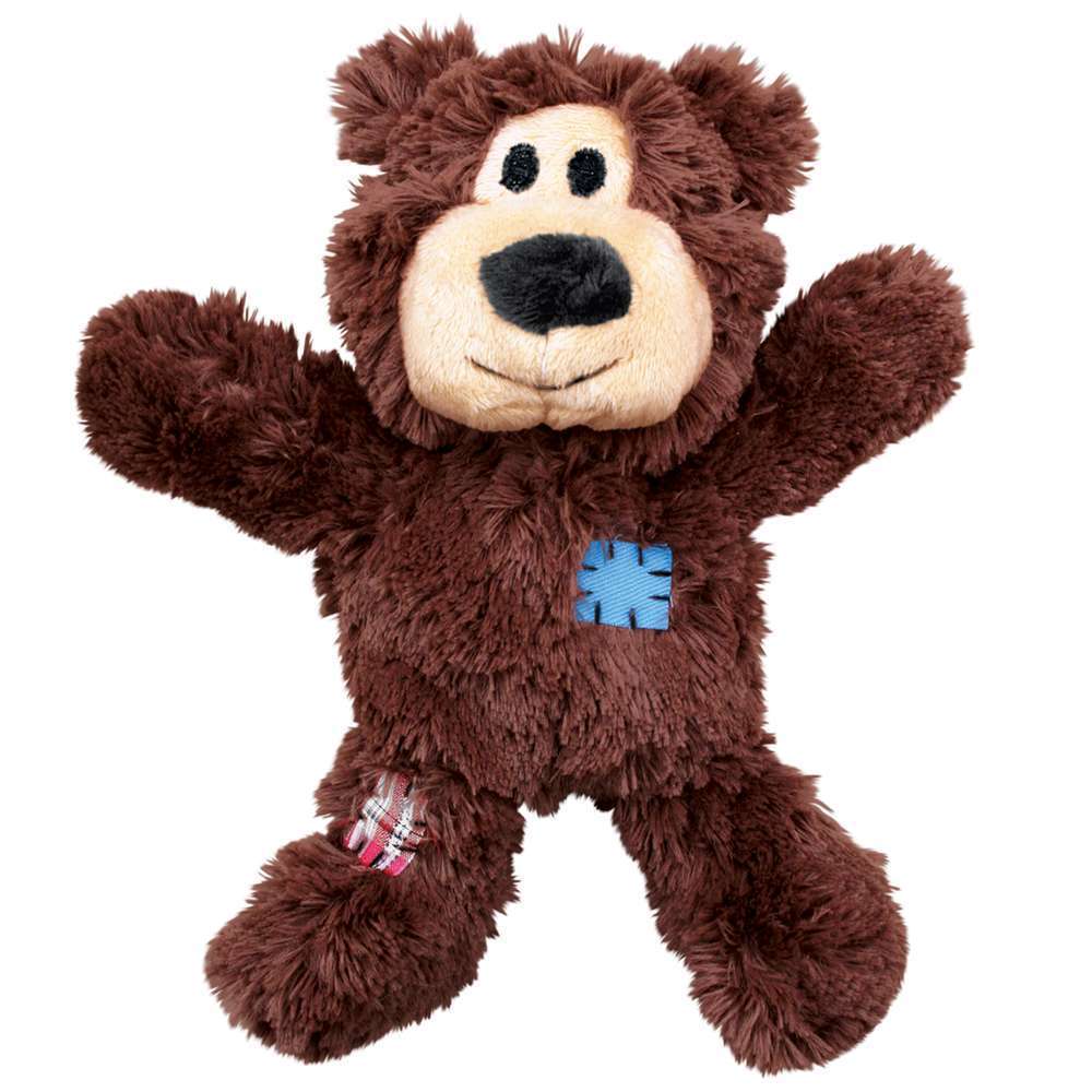 Jouet Ours en Peluche pour chien KONG Wild Knots Bear XL : Corde nouée