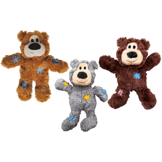 Jouet Kong ours sauvage avec corde taille XL, pour chien Kong