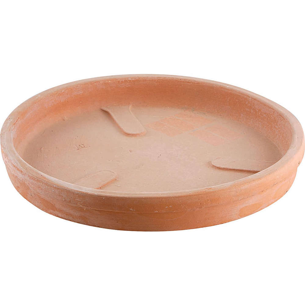 Soucoupe ronde en terre cuite D33.2cm