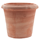 Pot cylindrique Montelupo lisse, en terre cuite Ø 50 x H. 44 cm
