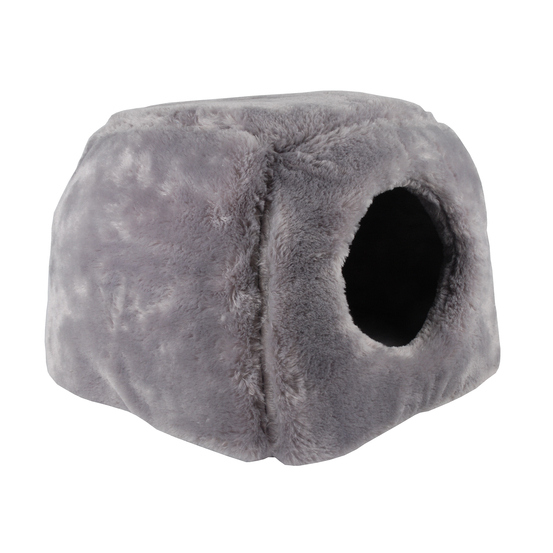 Igloo Pelty pour chat et petit chien : gris : 38x38x30