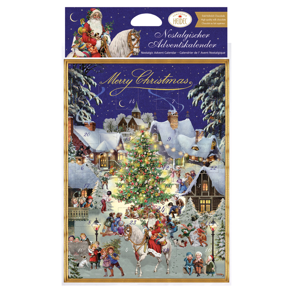 CALENDRIER NOEL NOSTAL 75G-(672010)