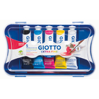 Boîte 5 tubes (21ml) de gouache extra-fine Giotto + 1 pinceau