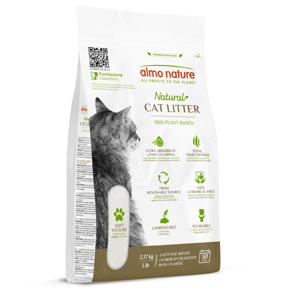 Litière naturelle Catlitter Almo Nature agglomérante 2,27kg